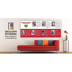 Edebiyatımızın Çınarları Duvar Giydirme 08