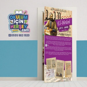 El Biruni Bilim İnsanları Kapı Giydirme 84