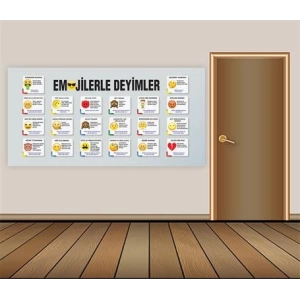 Emojilerle Deyimler Duvar Giydirme 13