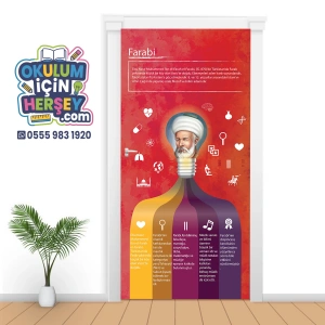Farabi Bilim İnsanları Kapı Giydirme 61