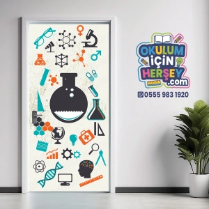 Fen Sınıfı Kapı Giydirme 06