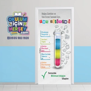 Fen Sınıfı Kapı Giydirme 07