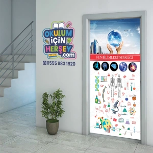 Fen Sınıfı Kapı Giydirme 08