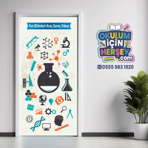 Fen Sınıfı Kapı Giydirme 11