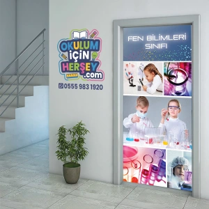 Fen Sınıfı Kapı Giydirme 13