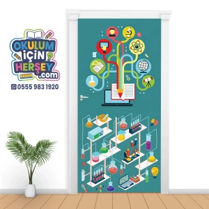 Fen Sınıfı Kapı Giydirme 15