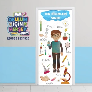 Fen Sınıfı Kapı Giydirme 17