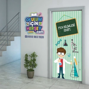 Fen Sınıfı Kapı Giydirme 18