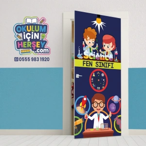 Fen Sınıfı Kapı Giydirme 19
