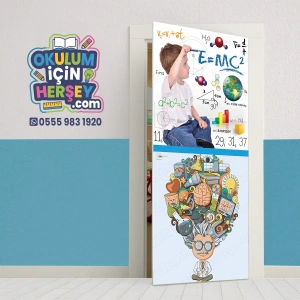 Fen Sınıfı Kapı Giydirme 24