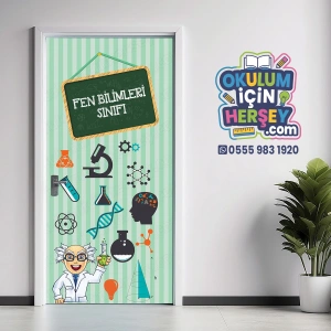 Fen Sınıfı Kapı Giydirme 26