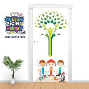 Fen Sınıfı Kapı Giydirme 30