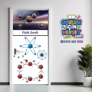 Fizik Sınıfı Kapı Giydirme 01