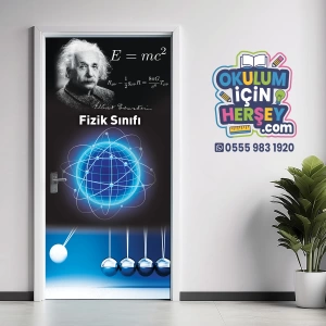 Fizik Sınıfı Kapı Giydirme 06