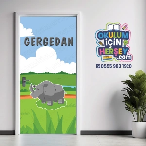 Gergedan Kapı Giydirme 06