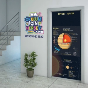 Gezegenlerimiz Jupiter Kapı Giydirme 02