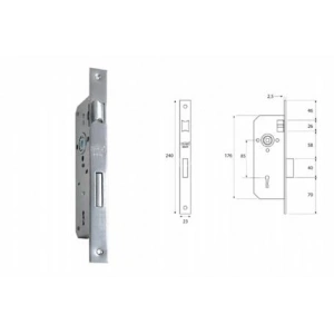 Gömme Oda Kapısı Kilidi KS 02