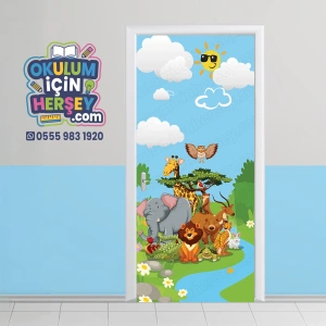 Hayvanlar Kapı Giydirme 17