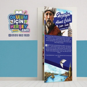 Hezarfen Ahmet Çelebi Bilim İnsanları Kapı Giydirme 87