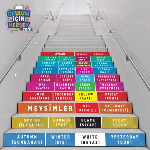 İngilizce Aylar Mevsimler MB 003