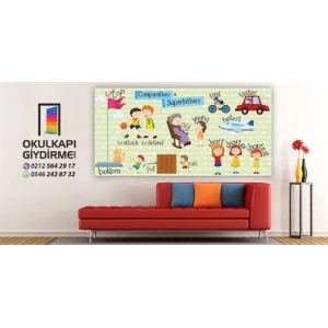 İngilizce Duvar Giydirme 02