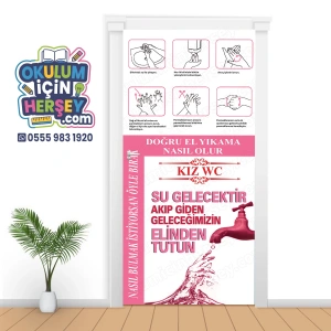 Kız WC Kapı Giydirme 89