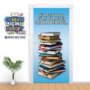 Kütüphane Kapı Giydirme 05