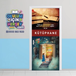 Kütüphane Kapı Giydirme 07