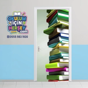Kütüphane Kapı Giydirme 17