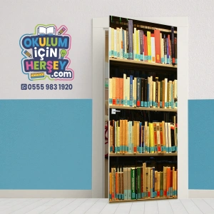 Kütüphane Kapı Giydirme 19