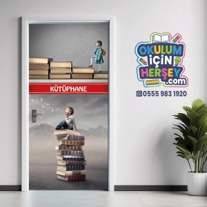 Kütüphane Kapı Giydirme 21