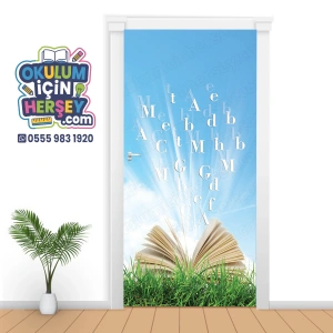 Kütüphane Kapı Giydirme 30