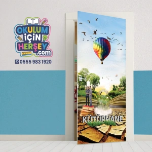 Kütüphane Kapı Giydirme 34