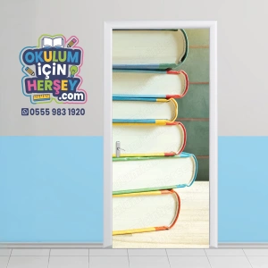 Kütüphane Kapı Giydirme 37