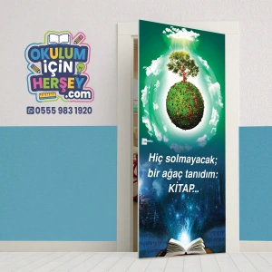 Kütüphane Kapı Giydirme 44