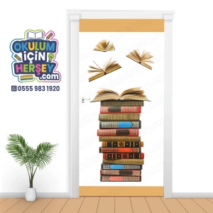 Kütüphane Kapı Giydirme 47