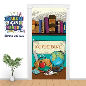 Kütüphane Kapı Giydirme 66