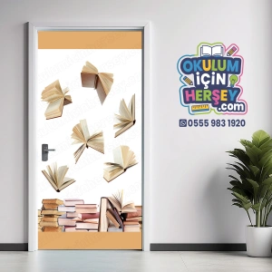 Kütüphane Kapı Giydirme 71
