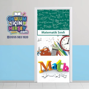 Matematik Sınıfı Kapı Giydirme 07