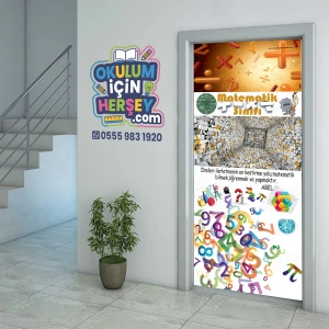 Matematik Sınıfı Kapı Giydirme 08