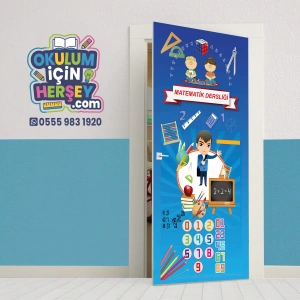 Matematik Sınıfı Kapı Giydirme 09