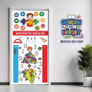 Matematik Sınıfı Kapı Giydirme 11