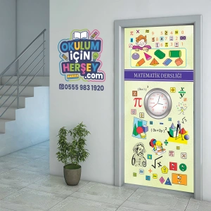 Matematik Sınıfı Kapı Giydirme 13