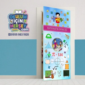 Matematik Sınıfı Kapı Giydirme 14