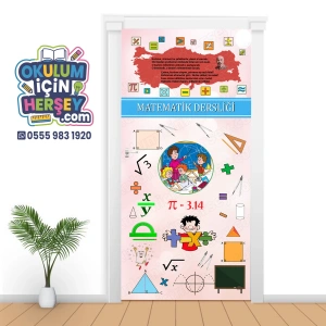 Matematik Sınıfı Kapı Giydirme 15