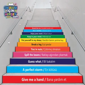 Merdiven Yazıları İngilizce MB 039