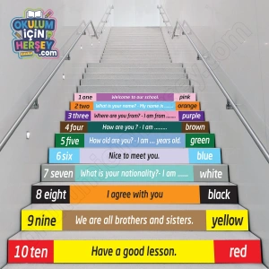 Merdiven Yazıları İngilizce MB 041