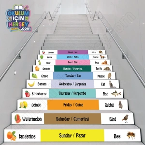 Merdiven Yazıları İngilizce MB 044