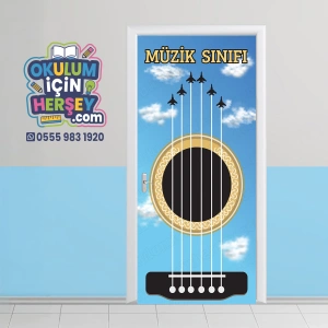 Müzik Sınıfı Kapı Giydirme 02