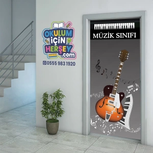 Müzik Sınıfı Kapı Giydirme 03